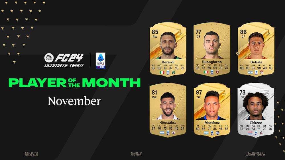 MVP di novembre 2023 Serie A: Domenico Berardi del Sassuolo tra i candidati
