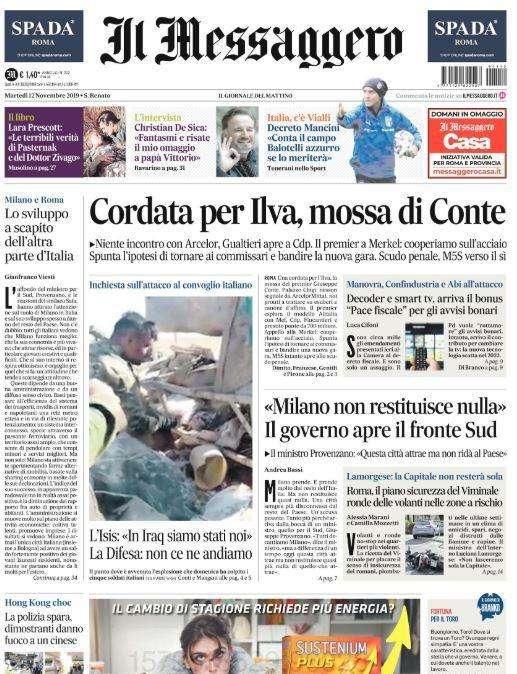 Il Messaggero: "Lazio, se il record ha doppia faccia"