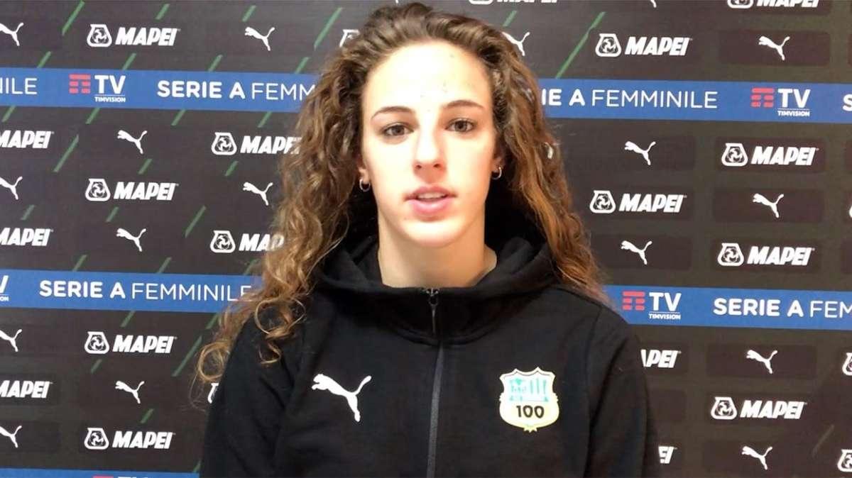 Martina Tomaselli del Sassuolo Femminile ha vinto il Golden Girl