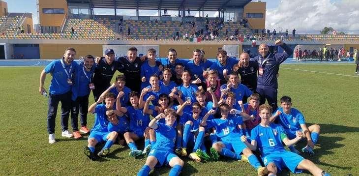 Luca Reggiani e Cristian Acatullo vincono con l'Italia Under 15 il Torneo UEFA