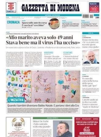Gazzetta di Modena: "Mister De Zerbi: 'Solo cadendo si diventa grandi'"