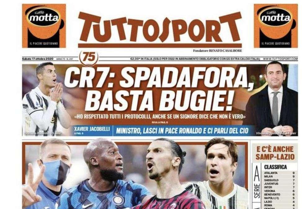 L'apertura di Tuttosport sulla ripresa della Serie A: "Finalmente!"