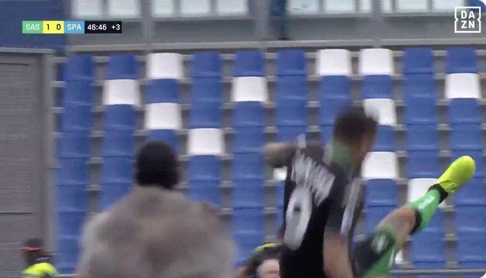 Caputo fa volare il Sassuolo e vola: che botto sul secondo gol - VIDEO