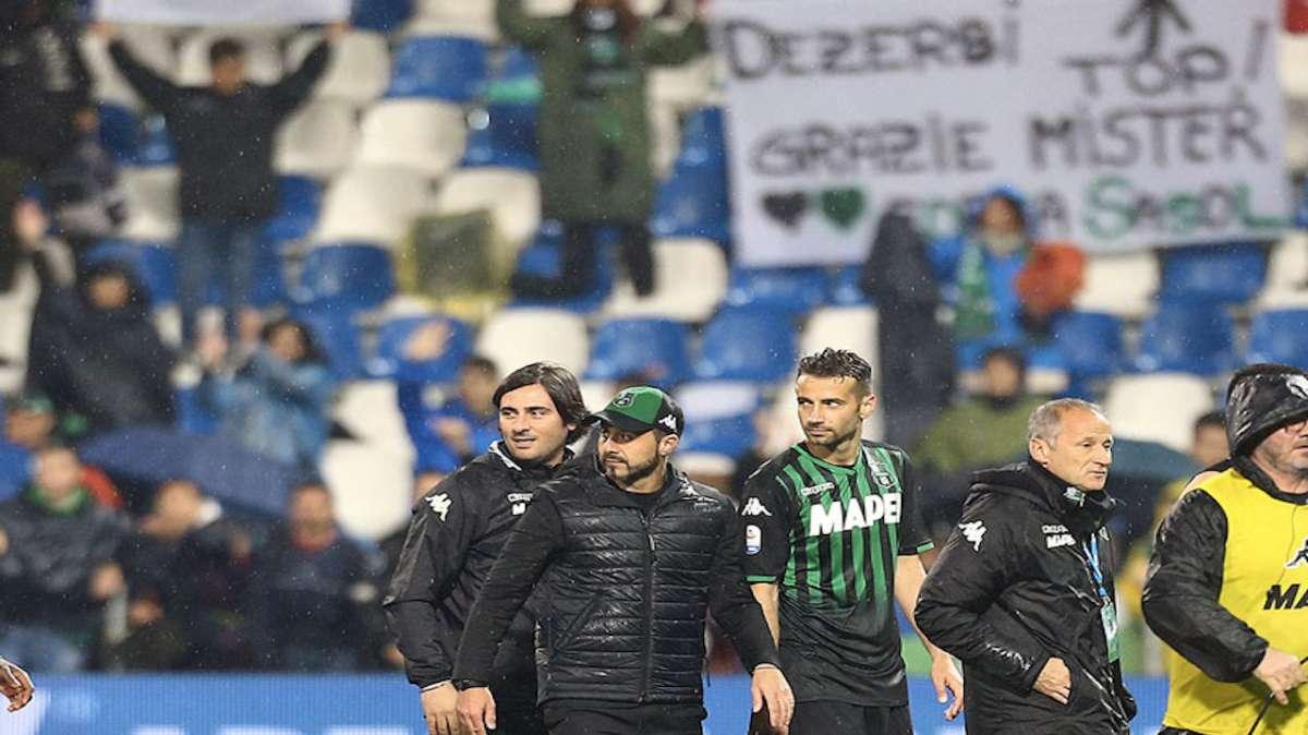 Sassuolo-Roma, striscione per De Zerbi: &ldquo;Top, grazie mister&rdquo; &ndash; FOTO