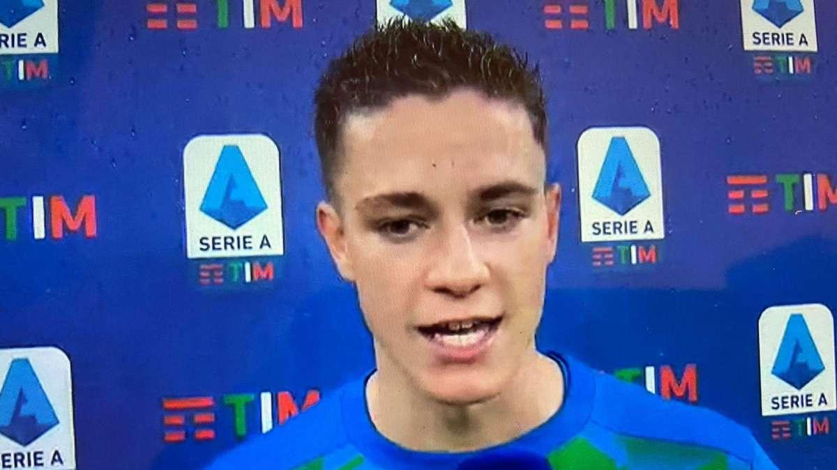 Raspadori: "Questa maglia la porto a casa. Grande serata. Mai morti"