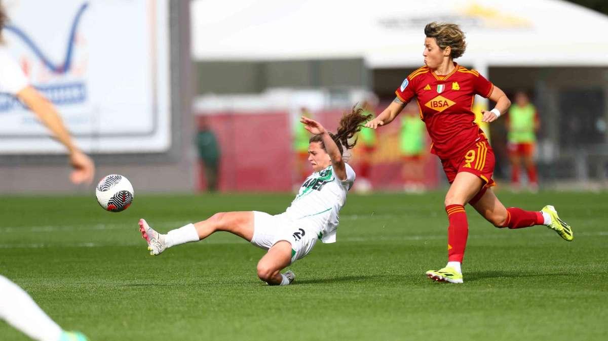 Roma Sassuolo Femminile highlights poule Scudetto 3-0: rigore inventato - VIDEO