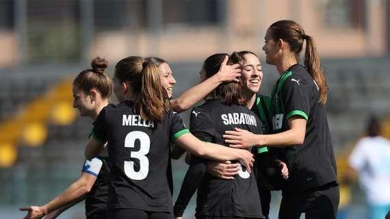 Top 11 Serie A Femminile 1ª giornata poule: presente una giocatrice del Sassuolo