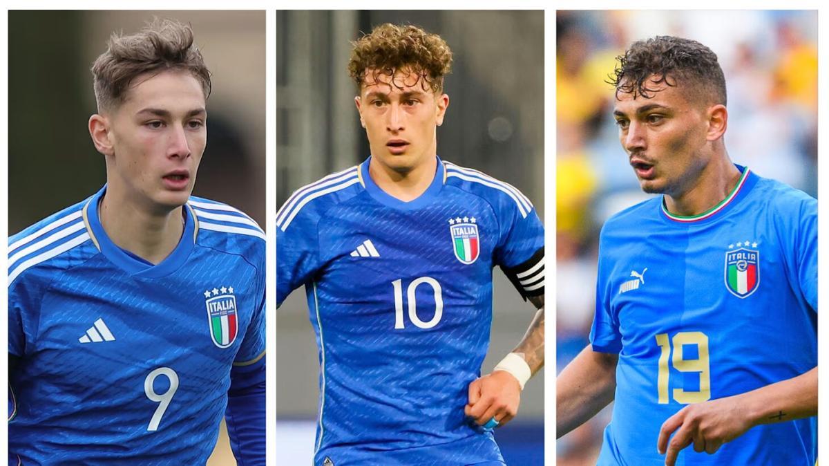 Sebastiano, Salvatore e Pio Esposito nella storia: sono il primo trio di fratelli ad aver giocato con l’Italia