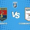 Taranto - Cosmano Foggia 1-0, la diretta della partita