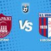 Trapani-Vibonese: la diretta della partita