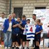 Javier Zanetti con la numero 4 della Pro Patria: il regalo alla bandiera dell'Inter