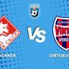 Piacenza-Virtus Verona, la diretta della partita