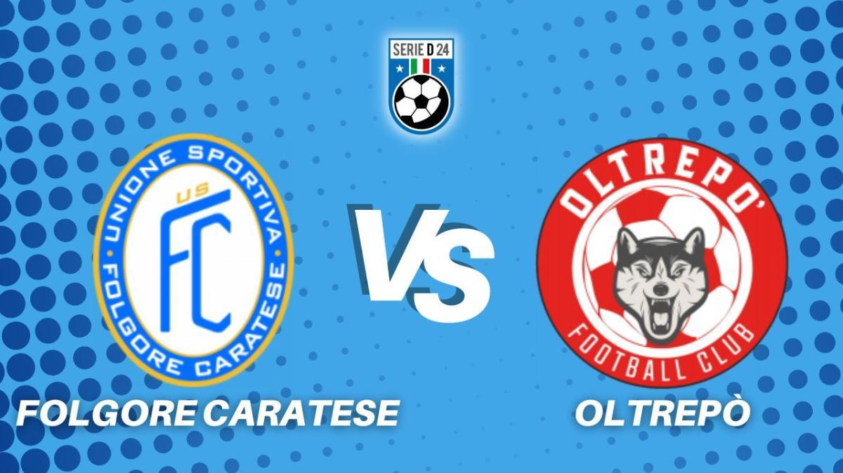 Folgore Caratese-Oltrepò 1-1, il tabellino