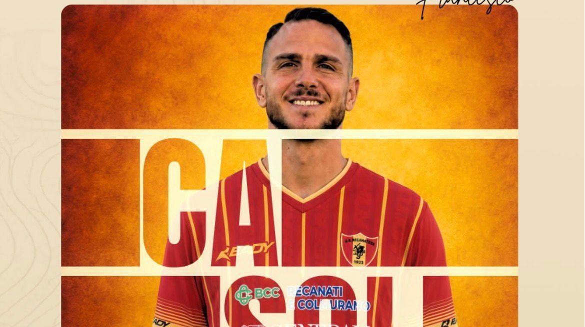 Recanatese, colpo in attacco: ufficiale l'arrivo di Francesco Casolla