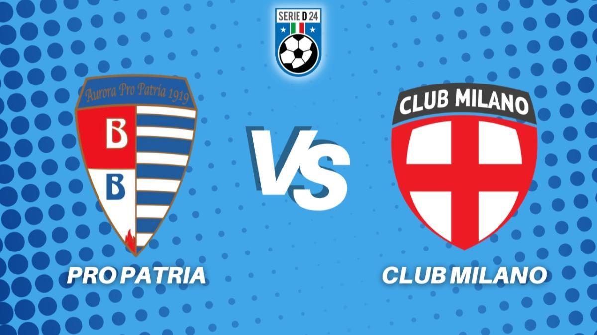 Pro Patria-Club Milano, dove vedere la partita in streaming e in tv