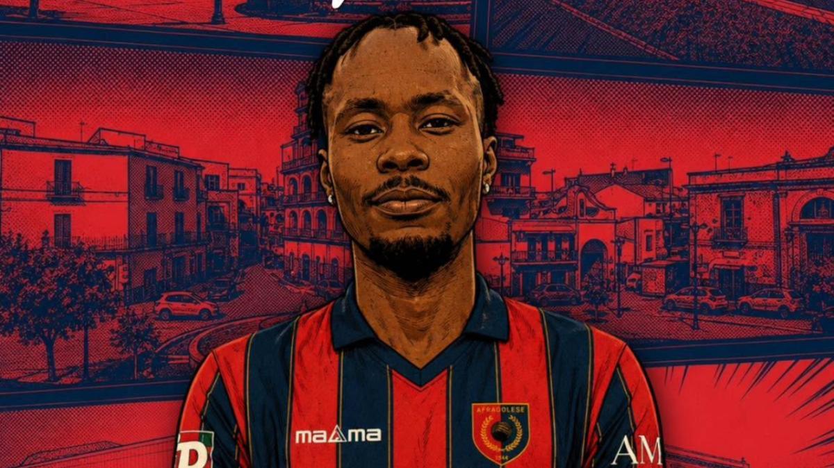 Afragolese, prima rete per il giramondo Ibrahim Kargbo Jr