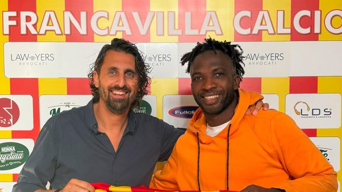 Francavilla, ufficiale il colpo a centrocampo: c'è Kenneth Obodo