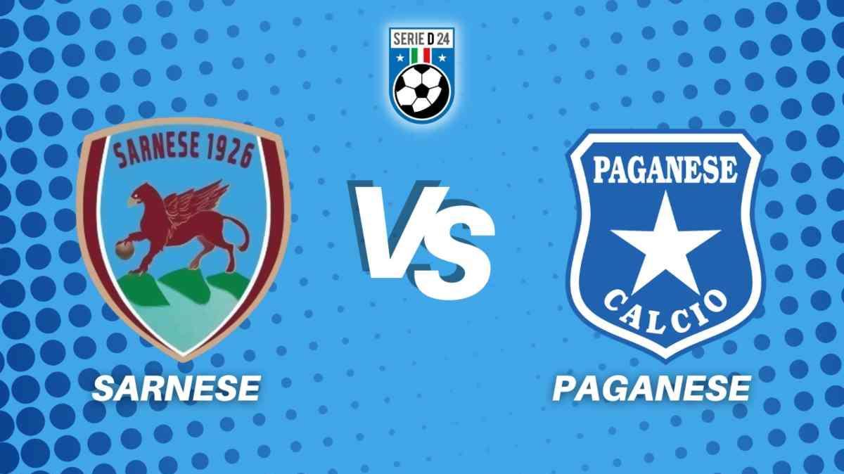 Sarnese-Paganese, la diretta della partita