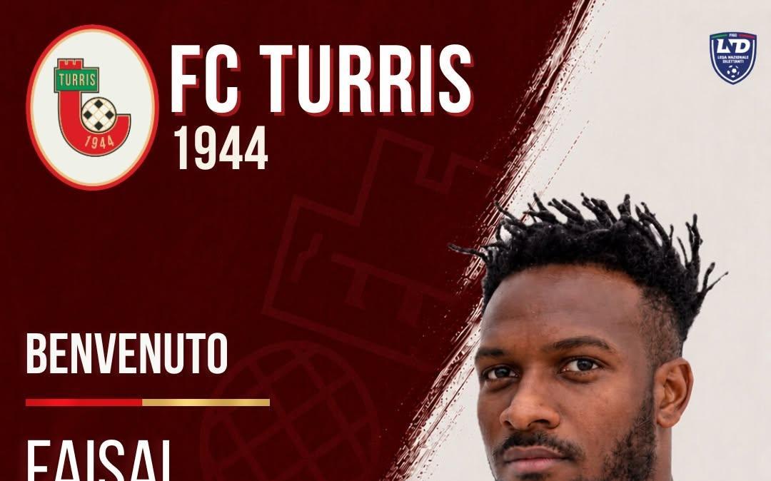 Turris, ufficiale l'arrivo dell'attaccante Faisal Bangal