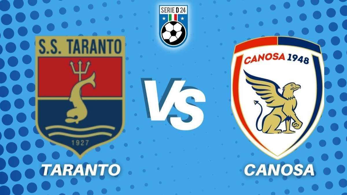 Taranto-Canosa 2-0, il tabellino della partita