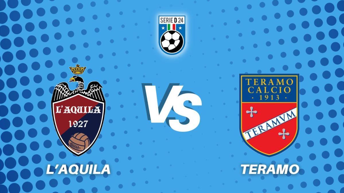 L'Aquila-Teramo, la diretta della partita