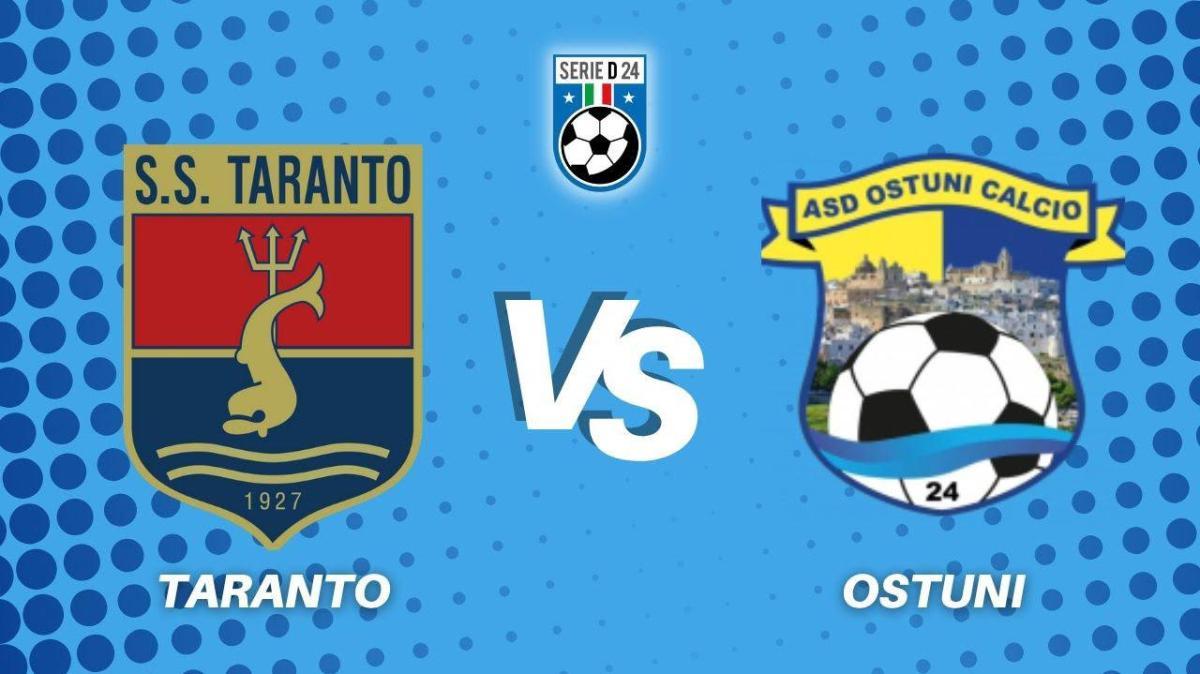 Taranto-Ostuni 1-1: la diretta e il tabellino della partita