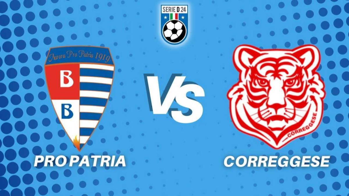 Pro Patria-Correggese, la diretta della partita
