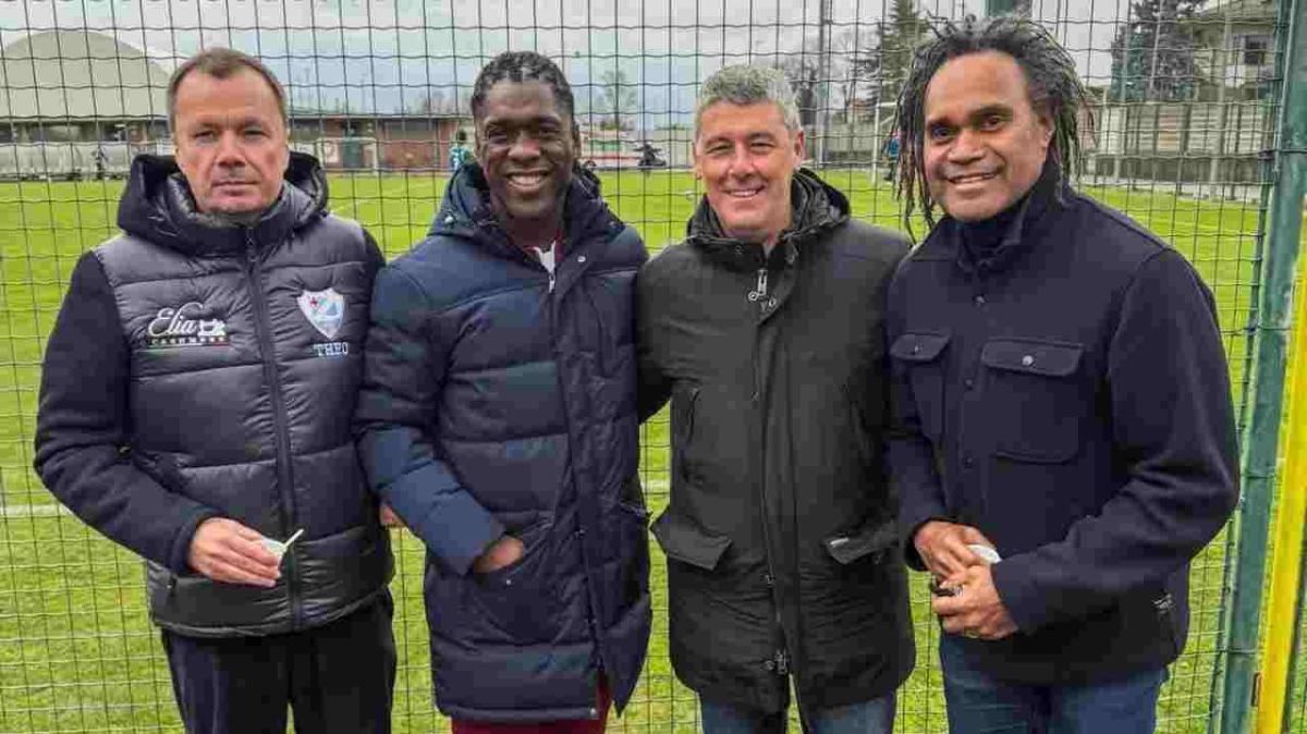 NovaRomentin-Sanremese, Clarence Seedorf spettatore d'eccezione