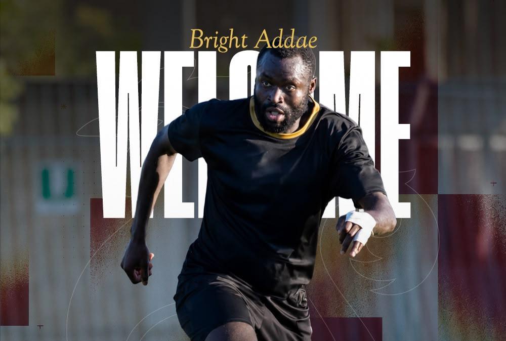 Real Aversa, adesso è ufficiale: Bright Addae è un nuovo calciatore granata