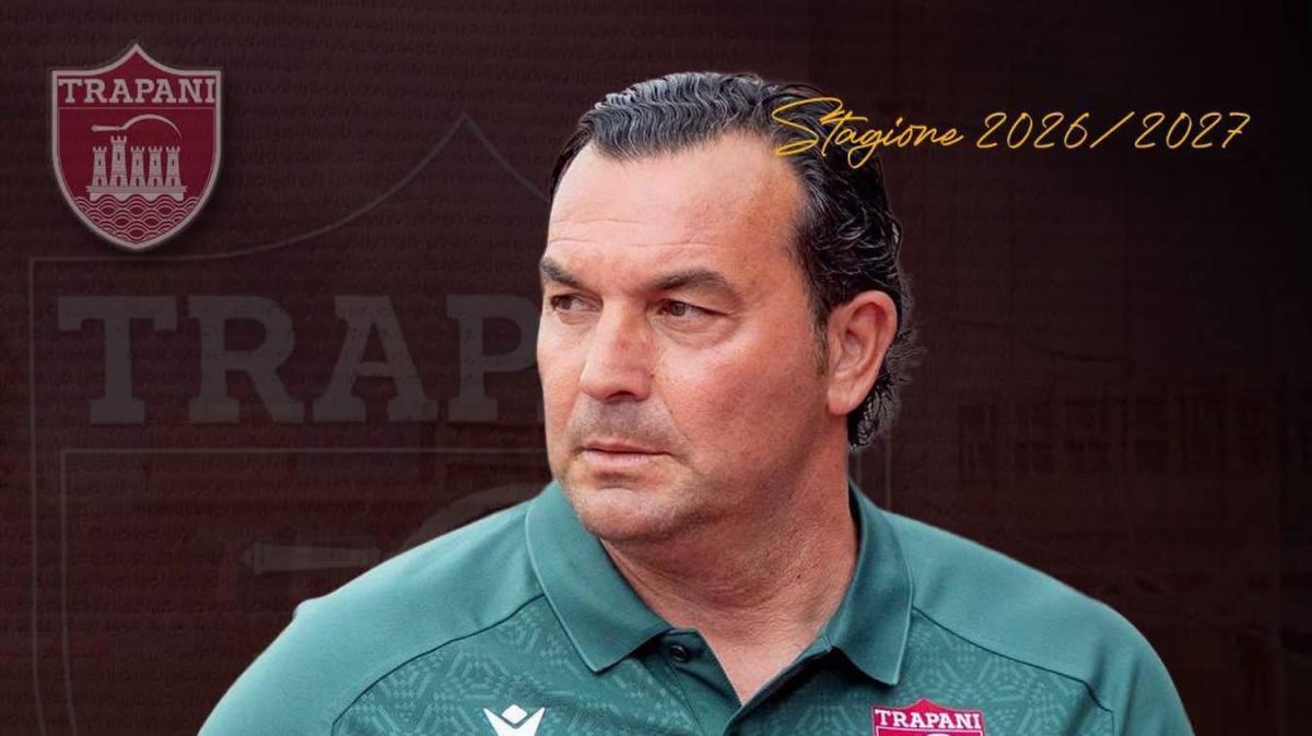 Trapani, ufficiale la conferma in panchina di Aronica