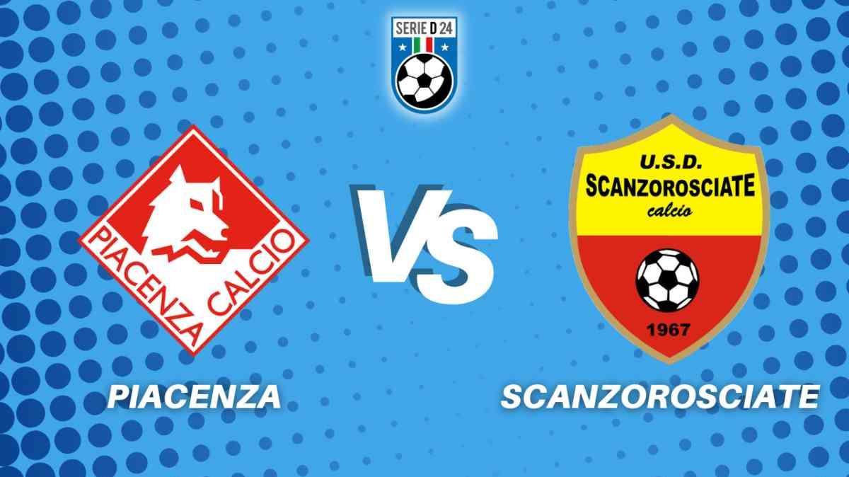 Piacenza-Scanzorosciate, la diretta della partita