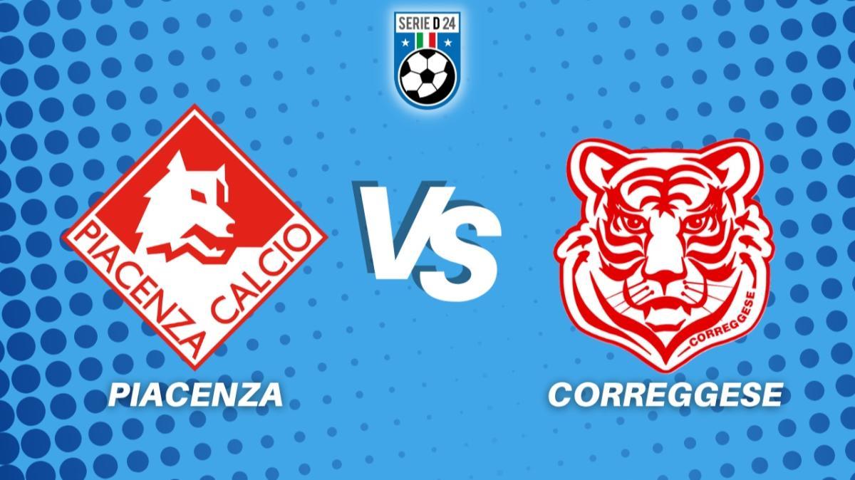 Piacenza-Correggese 2-1, la diretta della partita