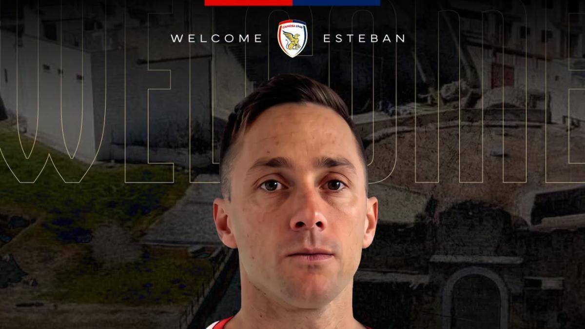 Canosa, ufficiale l'arrivo dell'argentino Esteban Giambuzzi