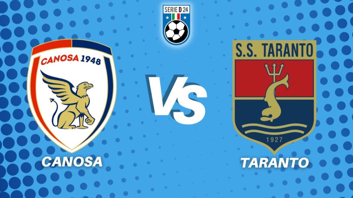 Canosa-Taranto: la diretta della partita