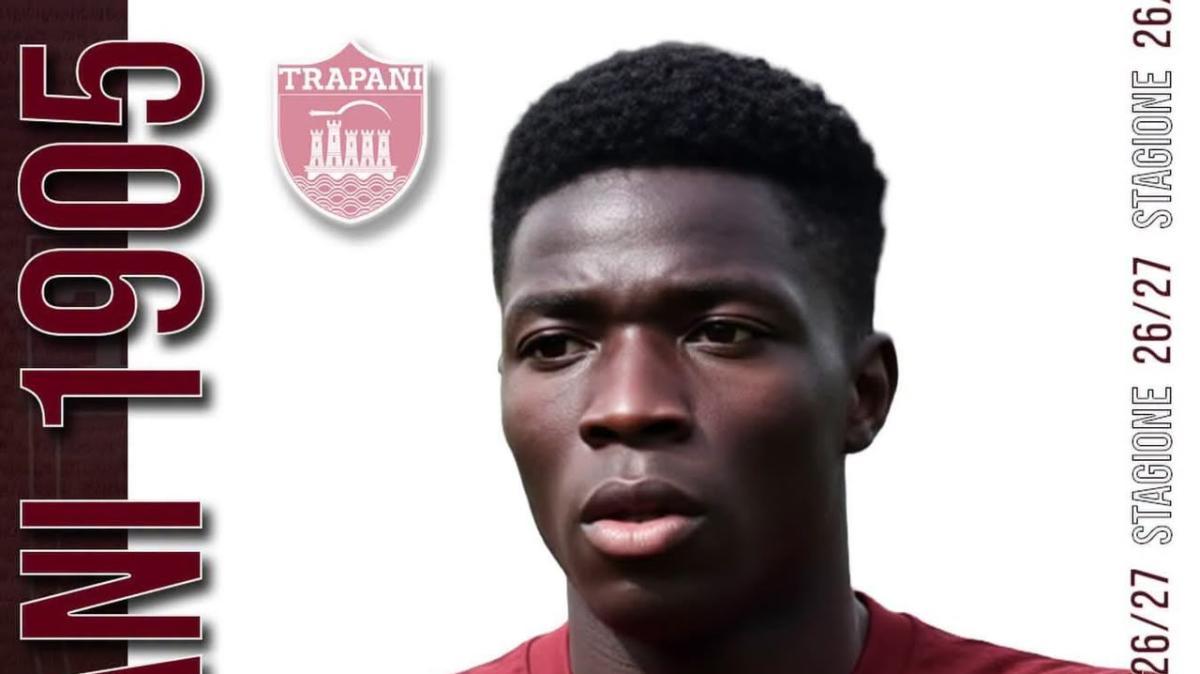 Trapani, ufficiale Sarr: l'ex Inter rinforza il reparto offensivo dei granata