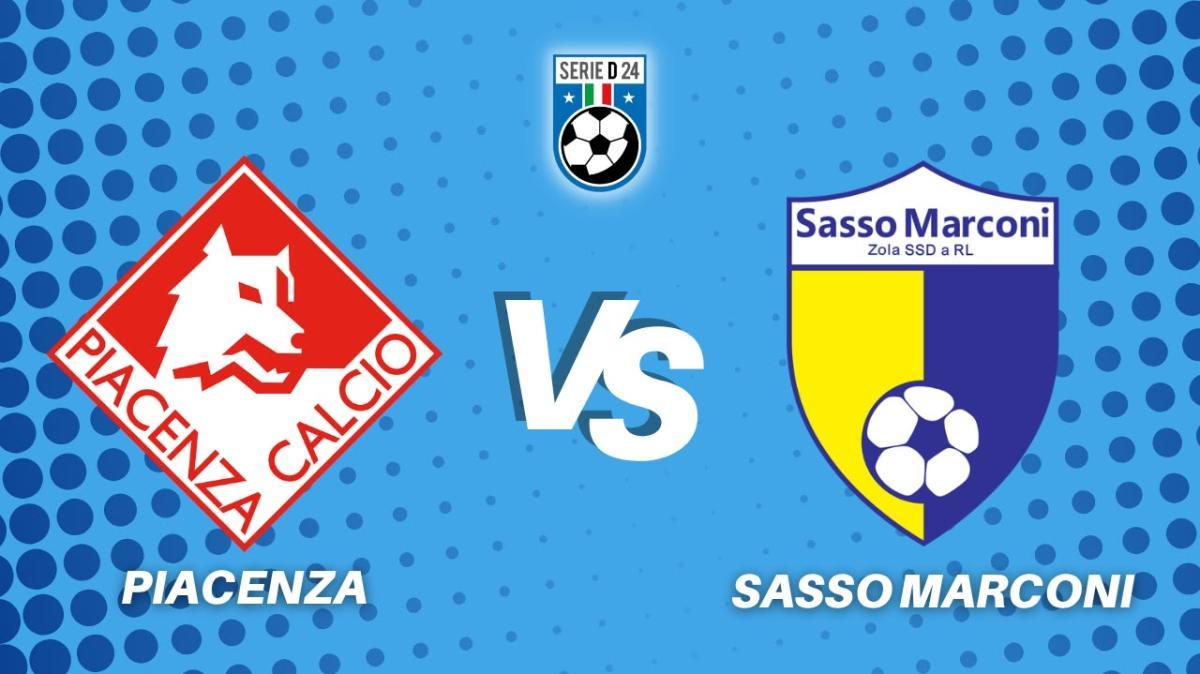 Piacenza-Sasso Marconi, la diretta della partita