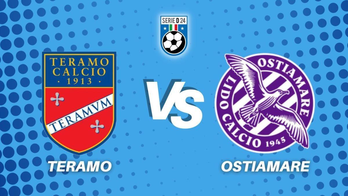 Teramo-Ostiamare 2-2, il tabellino della partita: rimonta degli abruzzesi nel finale