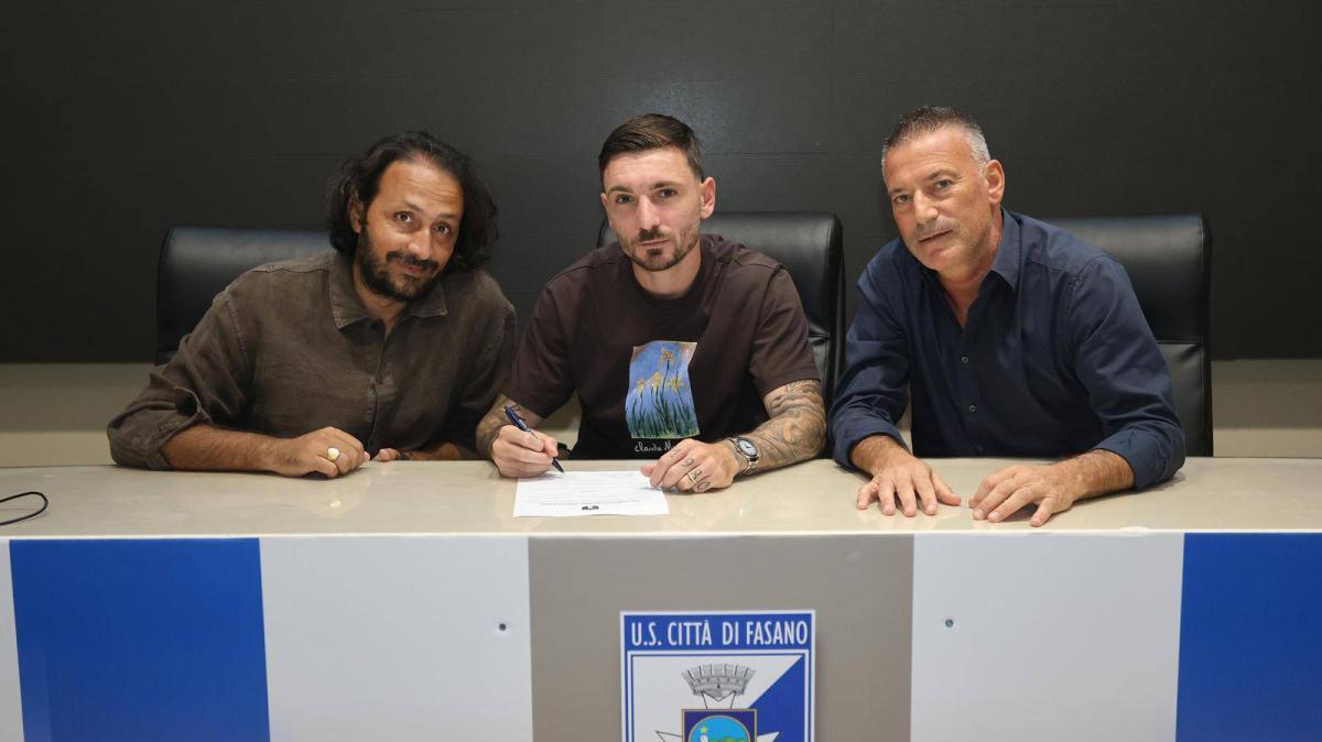 Fasano, colpo in attacco: ufficiale l'arrivo di Leonardo Taurino