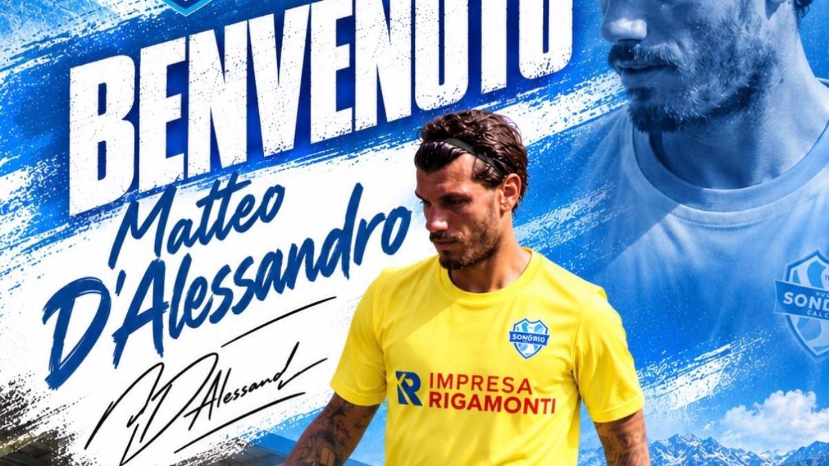 Nuova Sondrio, ufficiale l'arrivo di  Matteo D'Alessandro
