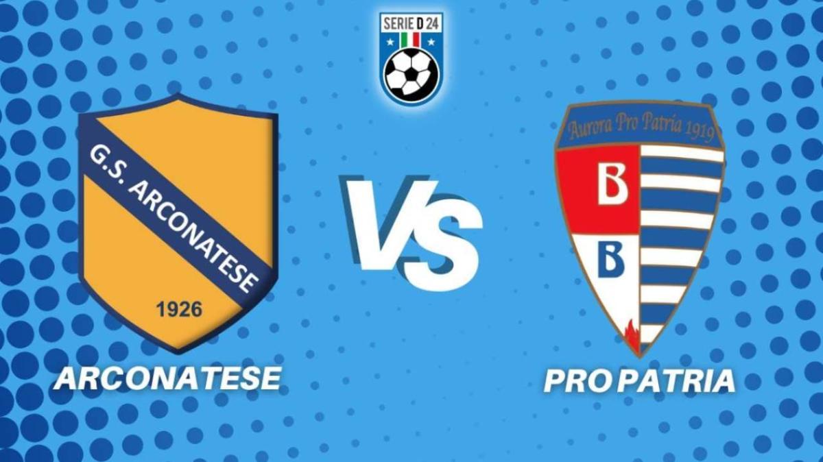 Arconatese-Pro Patria, la diretta della partita