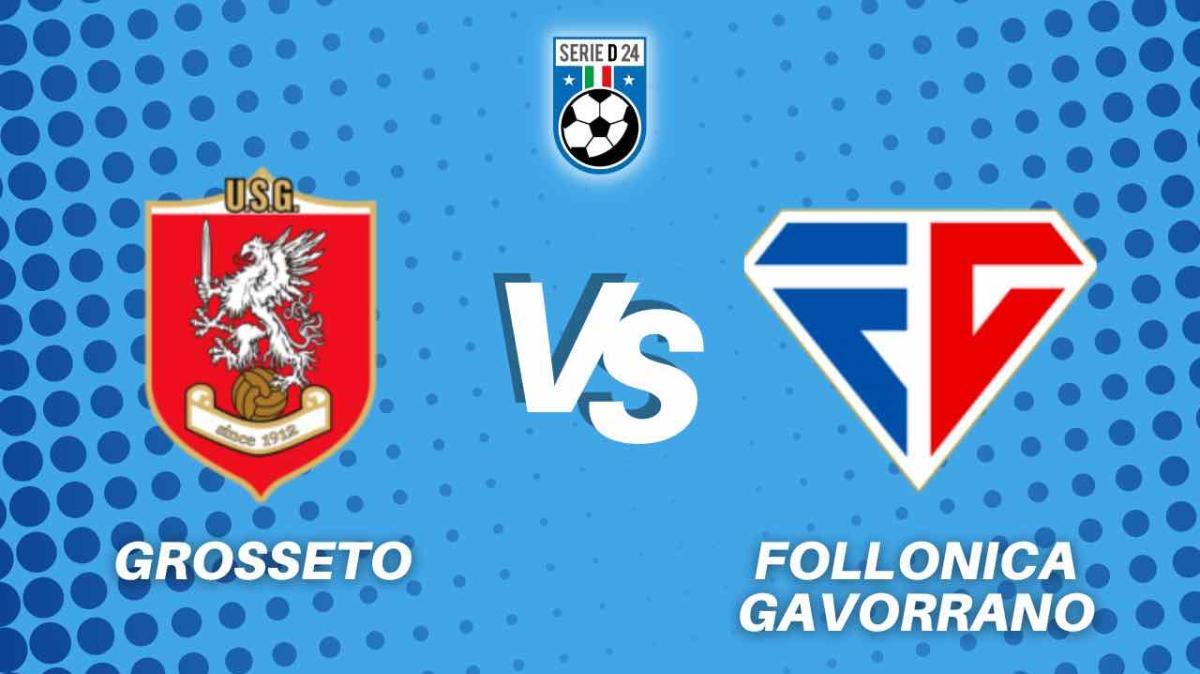 Grosseto-Follonica Gavorrano 1-1, il tabellino