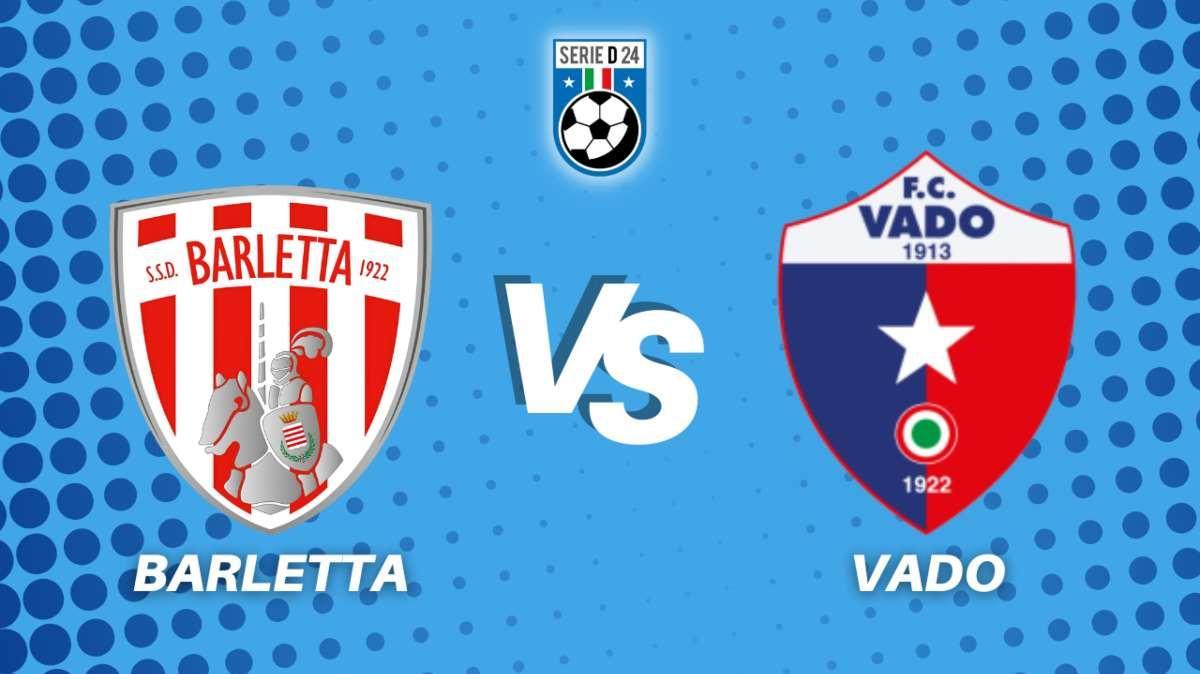 Barletta-Vado 2-1, il tabellino della partita