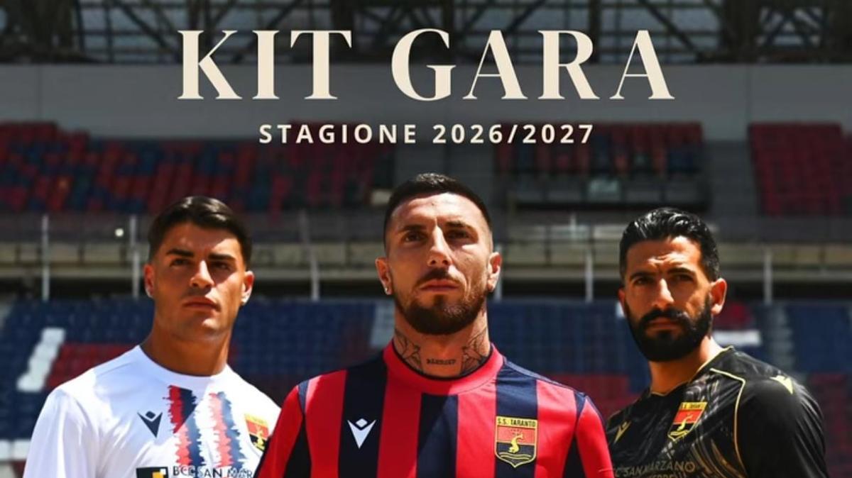 Taranto, presentate le nuove maglie e la campagna abbonamenti