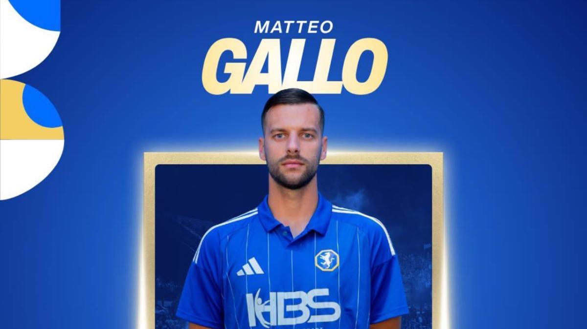 Fidelis Andria, ufficiale l'arrivo del difensore Matteo Gallo