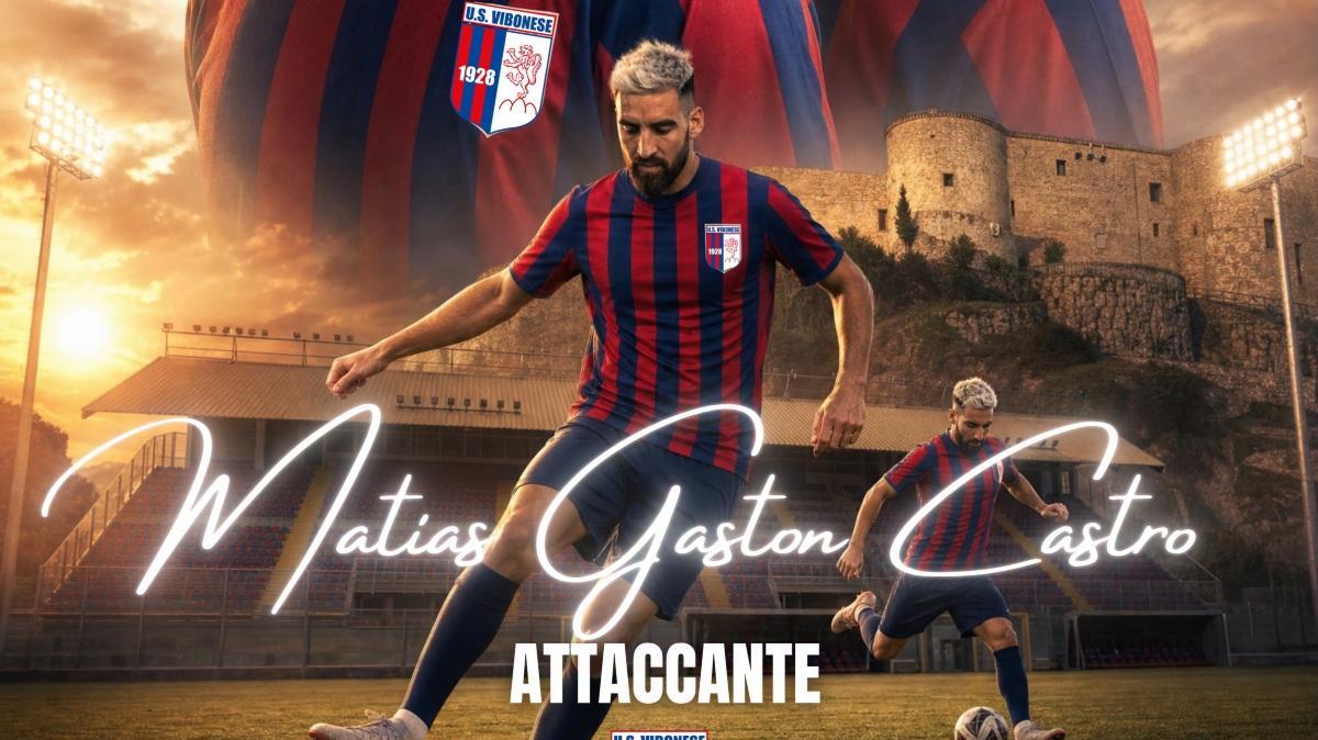 L'attacco della Vibonese ha il suo leader: ufficiale Matias Gaston Castro