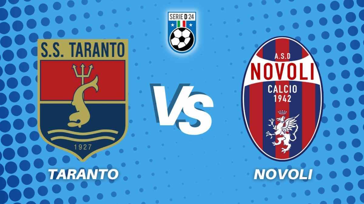 Taranto-Novoli 3-0, il tabellino del match