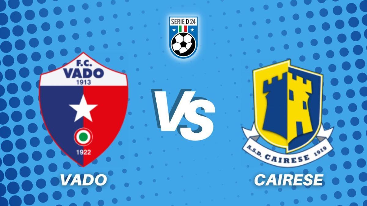 Vado-Cairese 2-0, la diretta della partita