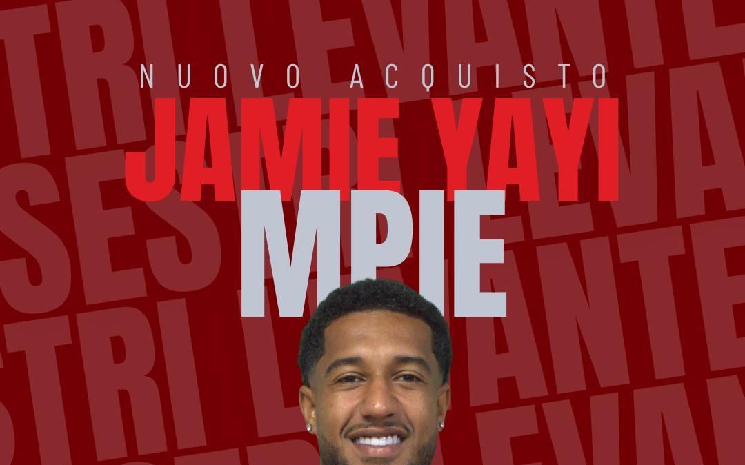 Sestri Levante, ufficiale l'arrivo dell'attaccante belga Jamie Yayi Mpie