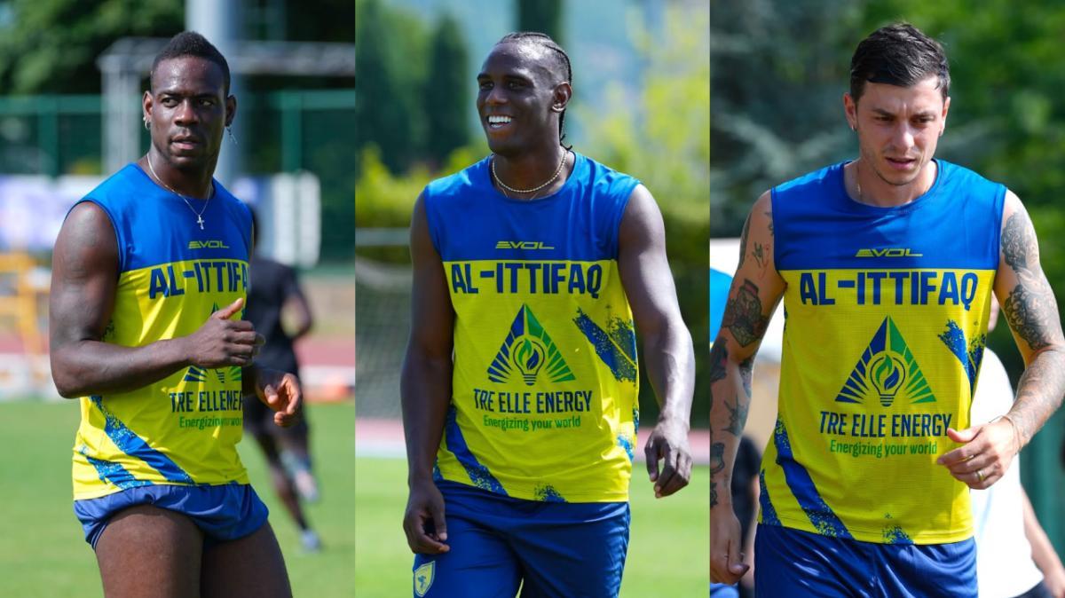 ChievoVerona, Balotelli, Enock e Baselli al lavoro in Italia