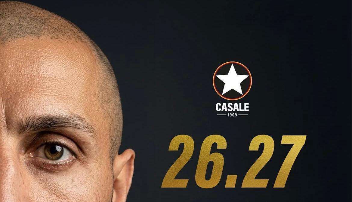 Casale, ufficiale l'arrivo di Mattia Montini